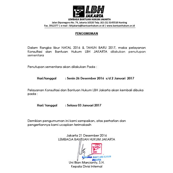 Contoh Surat Edaran Libur Natal Dan Tahun Baru Id Lif Co Id